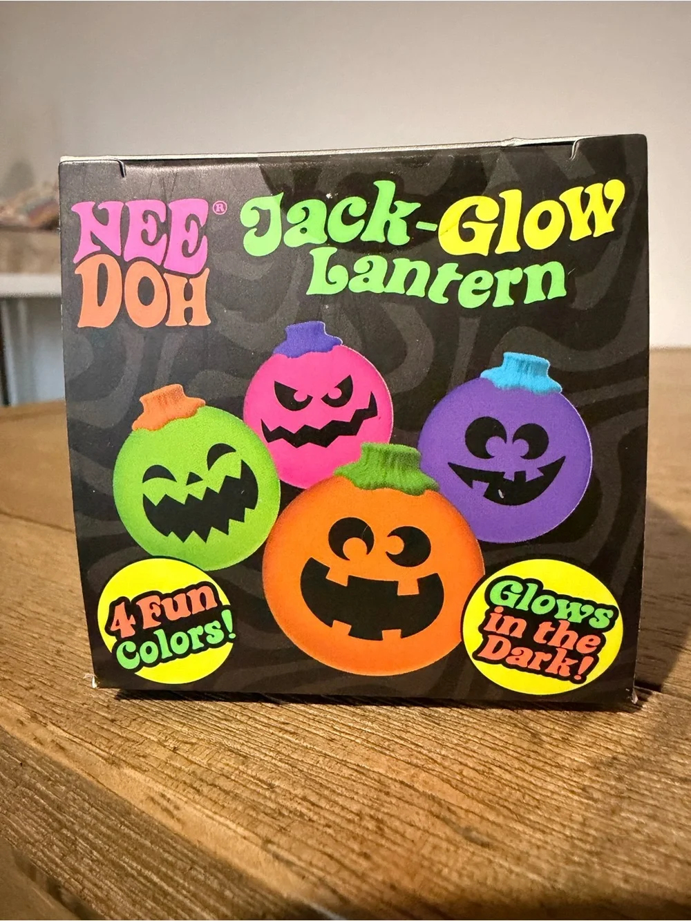 NeeDoh Jack Glow Lantern - Orange - Ships Fast